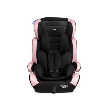 Imagem de Cadeirinha para Carro Tour 9 a 36 kg Preto e Rosa - Cosco