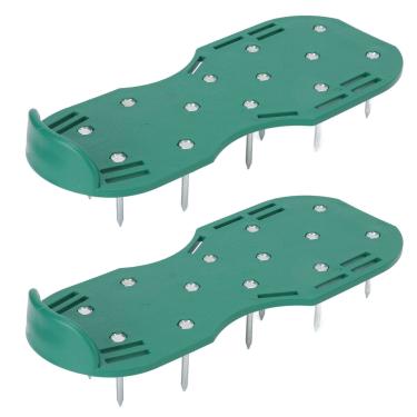Imagem de Sapatos Aeradores de Gramado, Economia de Trabalho, Mantêm Tiras de Fivela de Liga de Zinco Estáveis, Jardinagem, Aerador de Gramado para Caminhada para a Indústria da Construção
