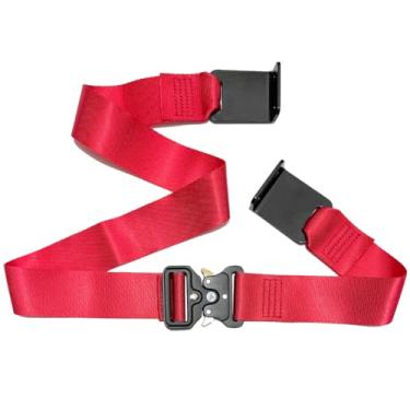 Imagem de HENGLIANG Cinto de segurança GoKart ajustável para Segway Ninebot GoKart Pro/Pro2, kit Go Kart acessórios originais (vermelho)