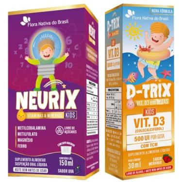 Imagem de KIT NEURIX + D-TRIX - Flora Nativa (150, Uva)