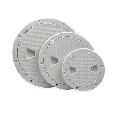 Imagem de ABS HatchCover Barco Parafuso Antiderrapante HatchCover Barco Screw Out Deck Tampa Placa Inspeção Acessórios Inspeção (8in)