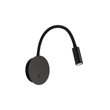 Imagem de Siet Luminária De Cabeceira Moderna, Arandela Com Fio E Interruptor, Luminária De Cabeceira Led, Luzes De Parede Flexíveis Tipo Pescoço De Ganso Para Quarto, Escritório, Estúdio E Hotel