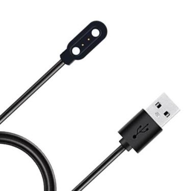 Imagem de Cabo Carregador Usb Para Haylou Ls01 / Ls02 Premium - TECH KING, Preto