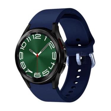 Imagem de Pulseira Fecho Curvo Silicone Para Galaxy Watch6 47mm R965 - TechKing,