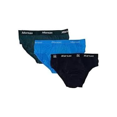 Imagem de Kit c/6 Cueca adulto slip 100% algodão Marxan (variadas, GG)