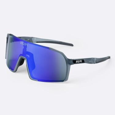 Imagem de Óculos de Sol HUPI Andez Cinza - Lente Azul Espelhado