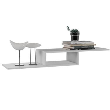 Imagem de Rack Suspenso para Tv 32 Polegadas 120cm X 30cm X 15cm Branco