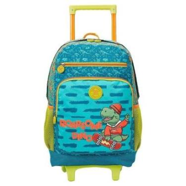 Imagem de Mochila de Rodinhas Xeryus 16 College Dino Verde-Masculino