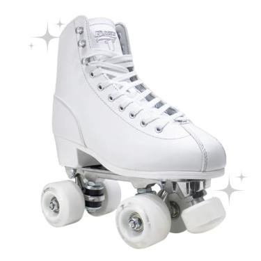 Imagem de Patins Traxart Quad Klassic Branco - Rodas 58mm/83A ABEC-5