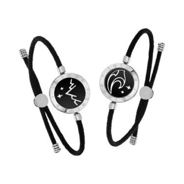 Imagem de Pulseiras De Amor De Longa Distância Para Casais TOTWOO Pulseiras De T