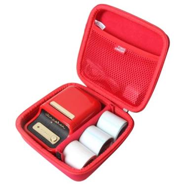 Imagem de Hermitshell Estojo Rígido De Viagem Para Etiquetadora Sem Tinta Niimbot B21 (Vermelho)