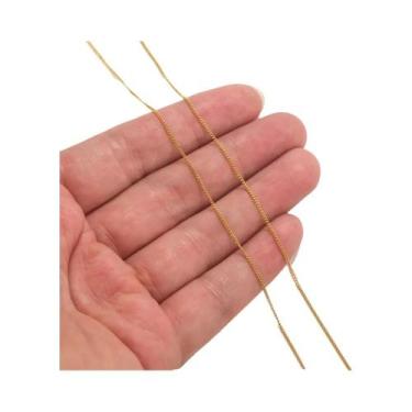 Imagem de Corrente Frisada De Aço Inoxidável De 2 Metros Para Colar DIY Pulseira