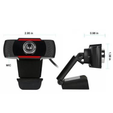 Imagem de Webcam Câmera Notebook Computador Microfone Usb Hd 1080p Home Ofice Te