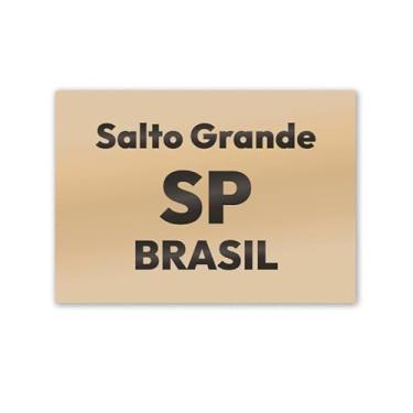 Imagem de Imã de Geladeira Salto Grande São Paulo MDF 8cm x 5cm