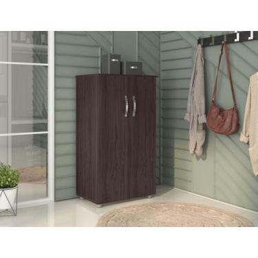 Imagem de Armário Organizador Multiuso Rosana - CASTANHO - Ajl Móveis