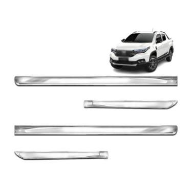 Imagem de Friso Lateral Strada 2021 2022 2023 Kit XTreme Cromado Espelhado - She