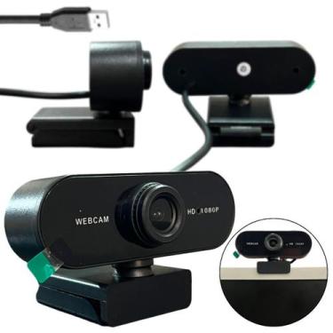 Imagem de Webcam Full Hd 1080p Microfone Computador Câmera Vídeo EAD - Genérico