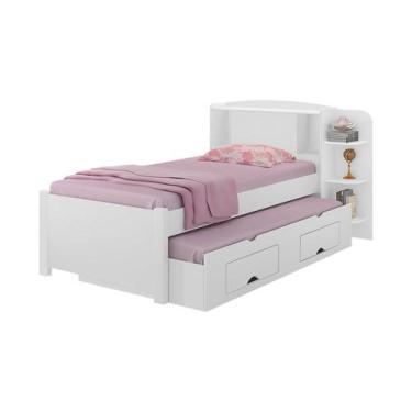 Imagem de Cama para Solteiro Milênio com Box 2 Gavetas Plus - D Doro - D' Doro, 