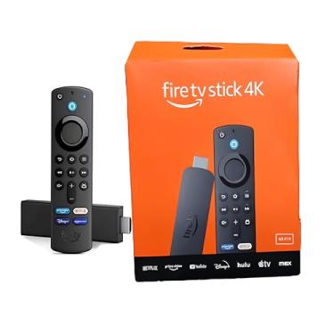 Imagem de Dispositivo Stick TV 4K com Wi‑Fi 6 e Comando de Voz, Suporte a Android TV, Chromecast e Apps de Streaming – Original