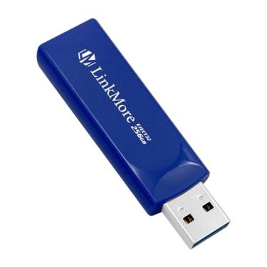 Imagem de LinkMore Pen drive EJECT32 USB 3.2 Gen2 de 256 GB, velocidade de leitura de até 100 MB/s, pen drive retrátil