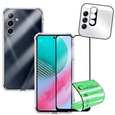 Imagem de Película de Cerâmica 9D para Galaxy M54 com Capa Anti Impacto e Proteção para Câmera