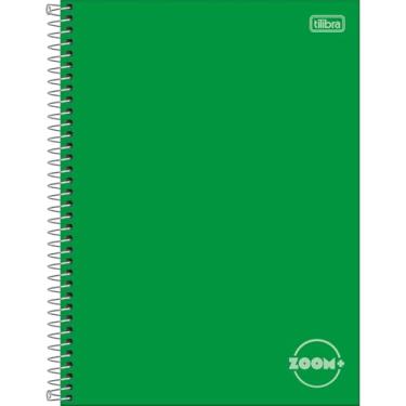 Imagem de Tilibra - Caderno Espiral Capa Dura Universitário 1 Matéria Zoom+ Verde 96 Folhas