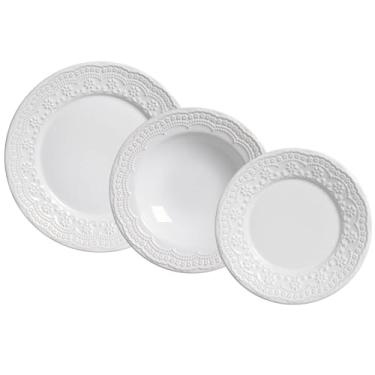 Imagem de Porto Brasil Aparelho de Jantar 18 peças Madeleine Branco