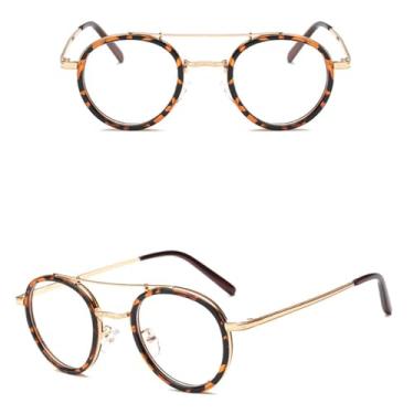 Imagem de HPIRME Óculos de sol polarizados para dirigir com proteção UV400, armação de metal esportiva, masculino e feminino, retrô, redondo (5 óculos de sol)