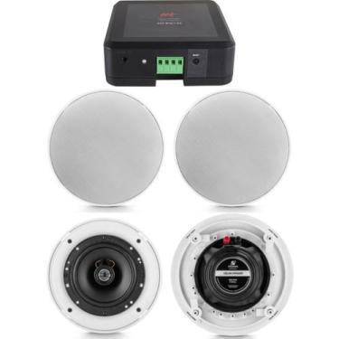 Imagem de Amplificador AAT BTA-1 G2 ST + 4 Cxs 6CX 50w Redonda Branca