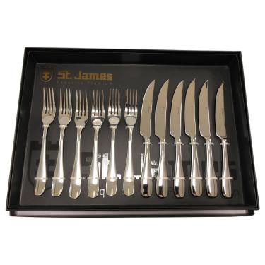 Imagem de Faqueiro 12 peças para churrasco Steak Collection Premium Inox St James