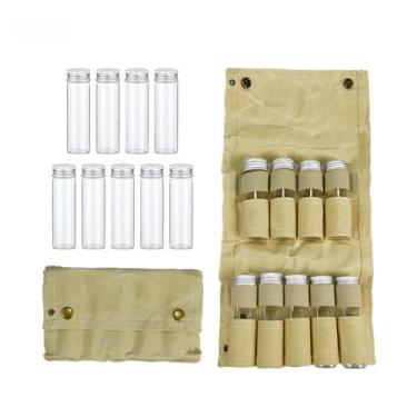 Imagem de Kit De Viagem Portátil Para Temperos Com Vedação a Vácuo Para Acampame