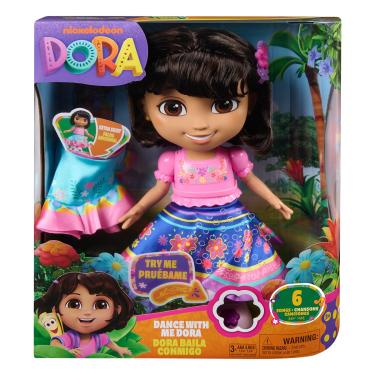 Imagem de Dora Aventureira - Boneca Dançarina Saia Giratória Com Som