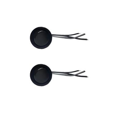 Imagem de 02 Interruptor Para Moveis Botão 22mm Com Cabo 2a Preto