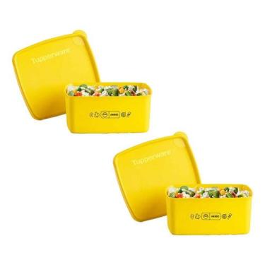 Imagem de Kit 2 Potes Herméticos Tupperware Jeitosinho Mix Arroz 400ml