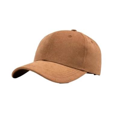 Imagem de Boné Snapback Unissex de Camurça - Ajustável, Retrô e Estilo Hip Hop, 