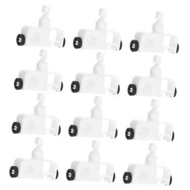 Imagem de DOITOOL Kit de 12 peças de porta-persianas verticais fácil instalação DIY para deslizamento suave peças de reparo duráveis para quarto, sala de estar, escritório, escola