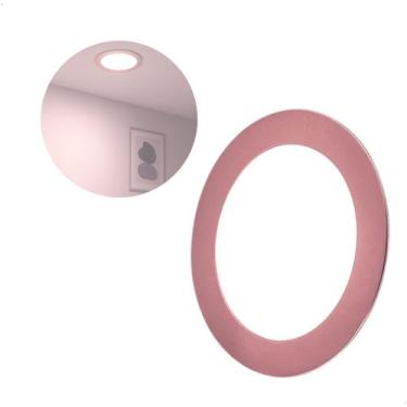 Imagem de Luminária Painel Led Embutir Redonda 6500k Rose Gold 22cm - CRIE CONST