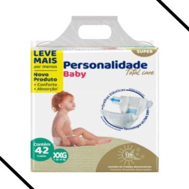 Imagem de Fraldas Descartáveis Personalidade Baby Total Care Bag - P M G XG XXG,
