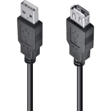 Imagem de Cabo Usb A Macho X Usb A Femea 2.0 - 3m Extensor - Uamaf-3