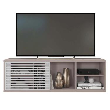 Imagem de Rack Bancada Para TV 55 Polegadas Cinza Multiverso Caemmun