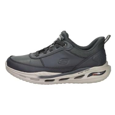 Imagem de Skechers Tênis feminino de renda elástica sem cadarço, Preto, 42