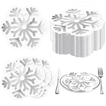 Imagem de Pacote com 100 guardanapos de folha de prata de 16,4 cm guardanapos descartáveis para bebidas guardanapos de papel para festa de Natal, decorações de festa para casamento, aniversário, discoteca, chá