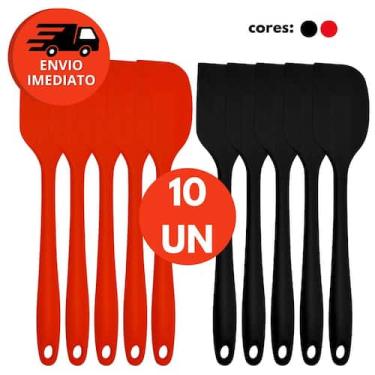 Imagem de Espátula Pão Duro Silicone Utensílio Cozinha Raspadora Massas Bolos Co