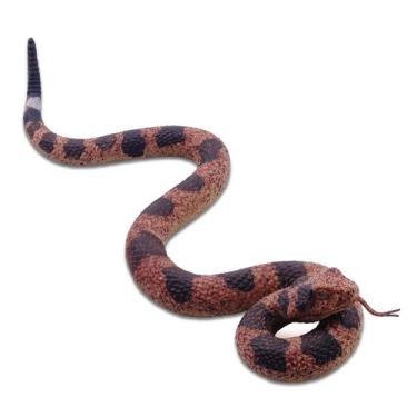 Imagem de Brinquedo de cobra falso Morofme Realistic Rattlesnake Rubber TPR