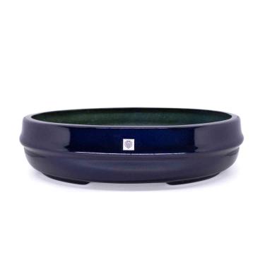 Imagem de Vaso Bacia Decorativo Osaka Azul Perolizado m 11,5x44x36 Cm - D'Rossi