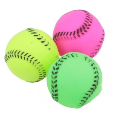 Imagem de Bola Pet Borracha TPR C/ Som Beisebol 6,5cm Lovely Vibe