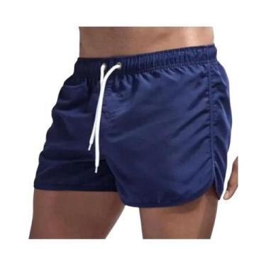 Imagem de Calções de Banho Masculinos Respiráveis - Cintura Baixa, Verão 2023, B