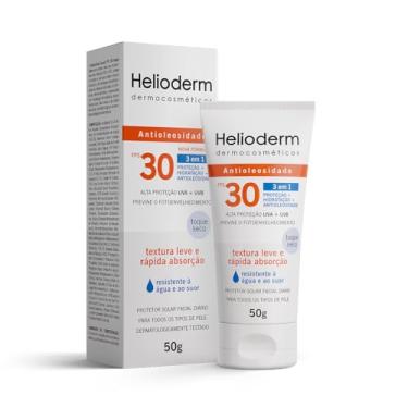 Imagem de Protetor Facial Diário Helioderm Antioleosidade FPS 30 Sem Cor 50g