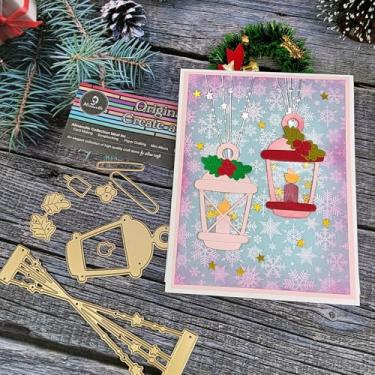 Imagem de Alinacutle 1 peça de matriz de corte de metal para fazer cartões feitos à mão, álbum de recortes, presente de papel, decoração de férias, modelo feito à mão - alinacutle (corte de lâmpada de rua)