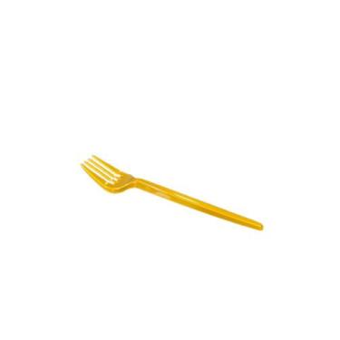 Imagem de Garfo sobremesa dourado c/50un. - Elite